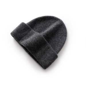 หมวกบีนนี่ไหมพรมถักสำหรับผู้ชาย ดีไซน์ทันสมัย อุ่นสบายสำหรับฤดูหนาว ผลิตจากขนสัตว์แท้ 100% มีจำหน่ายหลายขนาดและหลายสี - Product Image 4