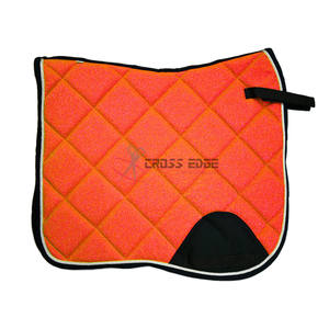 High Quality Equestrian Horse <b>Saddle</b> <b>Pad</b> Foam Core Stylish Equestrian Breathable Dual-Layer Satin Anti-Slip Equestrian Gear - Product Image 1