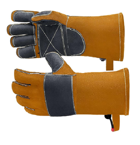 Gants de soudage TIG légers en peau de vache flexibles et respirants pour le soudage à l'arc à l'argon délicat résistant à la chaleur - Product Image 5