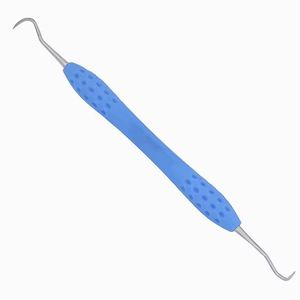 Professional Double-Ended Dental Scalar Manual Power <b>Tooth</b> Scraper with Blue Plastic Handle for <b>Teeth</b> <b>Cleaning</b> Wholesale - Product Image 1
