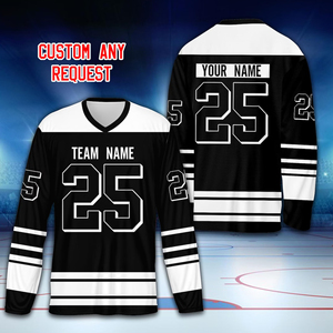 Fabricante de ropa deportiva OEM, camisetas de hockey sobre hielo sublimadas personalizadas, Proveedor de Ropa de equipo a granel, conjuntos de uniformes profesionales - Product Image 1