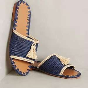 Pantuflas y Sandalias de Rafia Hechas a Mano en Marruecos, Económicas, Ecológicas, Tejidas, para Mujer y Hombre, Proveedor Directo, Pedidos al por Mayor - Product Image 1