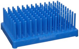 Test Tube Peg <b>Rack</b> Material Polypropylene Laboratory Instrument Hold Inverted Tubes for <b>Drying</b> Purpose - Product Image 4
