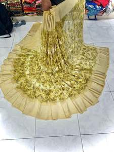 Thoub soudanais de vente chaude tissu en mousseline de soie multicolore tissu en mousseline de polyester fabricant en gros - Product Image 3