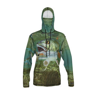 À la mode 2025 hommes à manches longues maillot de pêche respirant été sweats à capuche séchage rapide séchage rapide respirant caractéristiques DTF Sublimation - Product Image 3