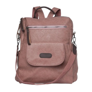 Dernier modèle de sac à dos unisexe à fermeture éclair étanche Sac à dos en cuir de taille personnalisée Sac à dos pour les voyages d'affaires en plein air - Product Image 1