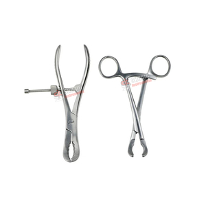 Orthopedic Stainless Steel Bone Holding Reduction Forceps 140mm 160mm Toothed Hospital Surgery Forceps for Spinal Fracture 2 Pcs - Product Image 4