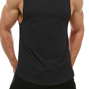 เสื้อแขนกุดมีฮู้ดสำหรับผู้ชาย, เสื้อแขนกุดมีฮู้ดถักออกกำลังกายออกกำลังกายในยิม - Product Image 3