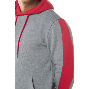 Sweat à capuche pour homme en coton doux, vente chaude, automne, avec design à 2 panneaux pour la rétention de la chaleur, écologique et respirant - Product Image 5