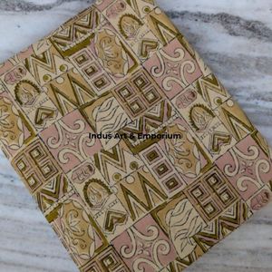 Jaipuri ผ้า60X60วิ่งแบบดั้งเดิมพิมพ์ลายบล็อกผ้าฝ้าย - Product Image 5