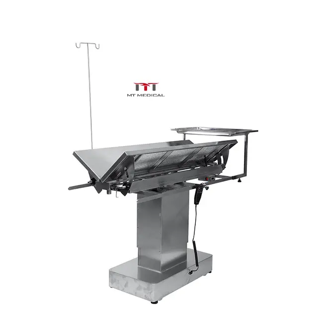 MT Medical Ready to Ship V Shape Tabletop Electric Veterinary Operating Table