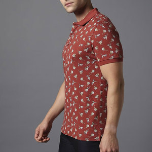 Polos transpirables con estampado OEM para hombre, polos con diseño de tu propio logotipo para hombre, polos de algodón de manga corta para hombre de la mejor calidad - Product Image 5
