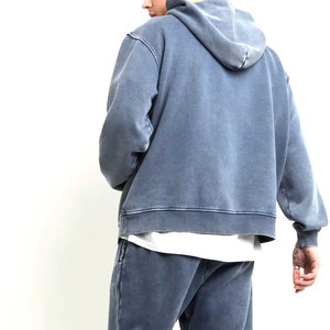 Sudaderas con capucha extragrandes de fábrica, estilo acid wash, calidad premium, fabricante personalizado, sudaderas con capucha para hombre - Product Image 3