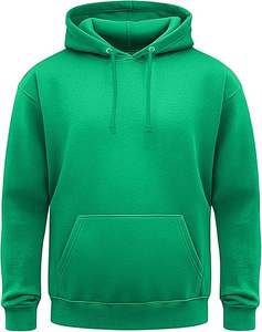 Sweat à capuche pour homme, style mode populaire, coupe classique, épais, uni, avec empiècements, en molleton 100% coton de haute qualité, séchage rapide - Product Image 5