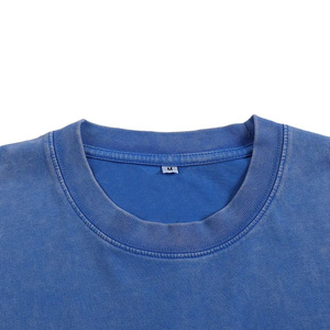 Camiseta Extra Grande para Hombre, Lavada al Ácido, Personalizada, de Alta Calidad, 100% Algodón, Unisex, Estilo Urbano, Lavado a la Piedra, Impresión Personalizada, Ecológica, Gruesa - Product Image 5