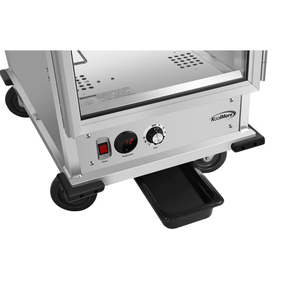 ตู้อุ่นอาหารแบบมีชั้นวางลวด ขนาด 33 นิ้ว รุ่น KM-CH36-WNGL สีเงิน สำหรับใช้งานเชิงพาณิชย์ ไม่มีฉนวน ได้รับการรับรองมาตรฐาน NSF กำลังไฟ 1500 วัตต์ 120 โวลต์ ปลั๊ก Nema 5-15P - Product Image 6