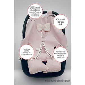 Waffle di mussola ortopedica per bambini 2 strati cuscino passeggino e passeggino Set di copertura per neonati