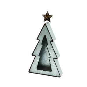 High Quality Metal Galvanize <b>Candle</b> <b>Jar</b> Christmas Tree Shape Elegant Home Decor Wholesale Cheap Price Logo Natural Votive - Product Image 1