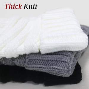 Gorro de punto a la moda, Elegante ropa de invierno, diseño suave y cómodo para un aspecto informal de calle - Product Image 6