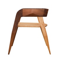 Nouveau modèle de chaise de restaurant minimaliste en bois de teck meubles de restaurant ensembles de restaurant moderne chaise de café et table ronde