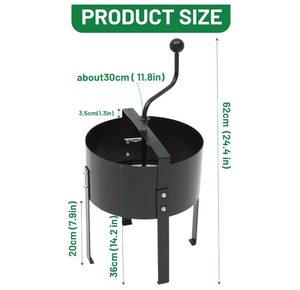 Tamis rotatif simple <span class=keywords><strong>et</strong></span> moderne pour le sol Tamis à compost Tamis à mailles pour la saleté <span class=keywords><strong>et</strong></span> le <span class=keywords><strong>sable</strong></span> de roche - Product Image 3