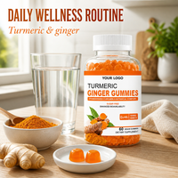Gummies en vrac Curcuma Gingembre Vitamine D3 K2 Fourniture OEM 60 unités