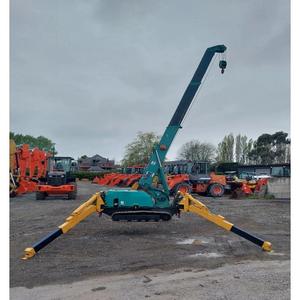 รถเครนแมงมุมขนาดเล็กแบบเคลื่อนที่ได้พร้อมมอเตอร์เครื่องยนต์กระปุกเกียร์สำหรับพื้นที่แคบ - Product Image 5