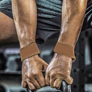 Comfortable Leather Lifting Straps Strong Grip Straps For Gym And Fitness Workouts - Product Image 2