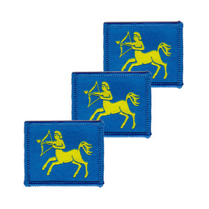 ป้ายปักลายขาวดำตามสั่งตะขอ BCT TRF แบบกลไก7th เบา - Product Image 4