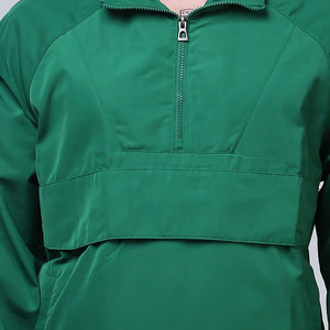 Veste coupe-vent à capuche zippée vert pour homme DANISH IMPEX, style décontracté, coupe régulière, écologique, respirante, pour l'hiver - Product Image 6