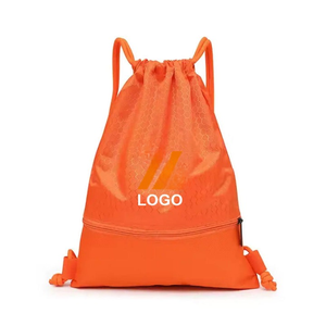 Mochila de gimnasio con cordón de nailon impermeable ecológica, bolsa deportiva ligera para ir de compras, viajes, yoga, fitness y más - Product Image 4