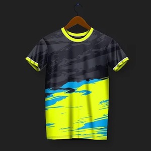 เสื้อฟุตบอลสีดำสีแดงเสื้อยืดพิมพ์ลายเต็มตัวเสื้อกีฬาทีมฟุตบอล - Product Image 4