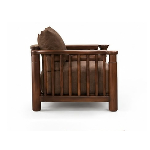 Conjunto de Sofá Moderno de Madera con Estructura de Bloques y Mesa de Centro a Juego para Hoteles de Lujo, Apartamentos y Salones - Product Image 4