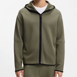 Sudadera con Capucha de Forro Polar para Hombre, 100% Algodón, Cómoda, Transpirable, Duradera, Diseño Frontal con Logotipo Personalizado, Estilo Vintage, para Invierno - Product Image 4