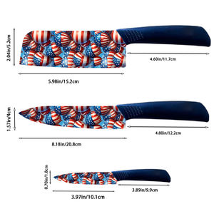 Envío Gratuito, 2 Juegos de Cuchillos de Chef de Cerámica, Forjados, Ambidiestros, Recubiertos, Afilados, Ecológicos, de Primera Calidad, Aptos para Lavavajillas - Product Image 2