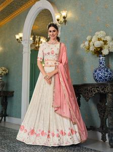 Vêtements indiens du pakistan Georgette pour femmes, Design brodé lourd/collection de mariage de demoiselle d'honneur - Product Image 4