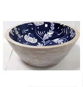 Diseño de hojas Platos de cerámica hechos a mano de 8 pulgadas Cuencos Utensilios de cocina y vajilla con acabado brillante Chapado - Product Image 3