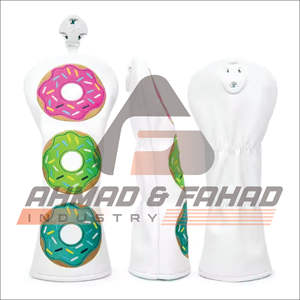 Couvre-chef de pilote de golf en cuir PU conçu sur mesure avec logo brodé Couvre-chefs de haute qualité - Product Image 2