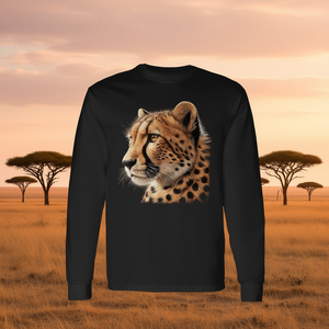 Camiseta Promocional de Manga Larga con Estampado de Cara de Guepardo - Product Image 3