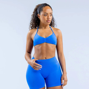 Sujetador deportivo XL de nueva tendencia para mujer, alta elasticidad, sin costuras, a prueba de golpes, transpirable, ligero, mate, Reversible, Nailon/LICRA - Product Image 6