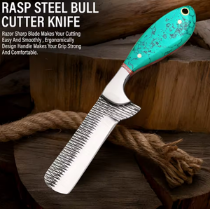 PRESTIGE BLADES Damascus Handmade Fixed Blade Drop Point Industrial Grade Hunting <b>Knife</b> Bull Cutter OEM Custom Color Belt <b>Sheath</b> - Product Image 2