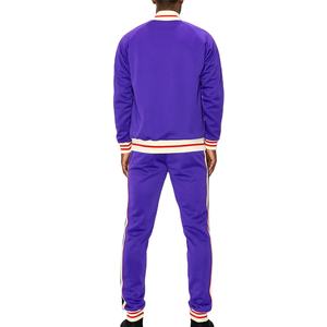 Conjunto Deportivo Personalizado 2026 con Franja Lateral y Cremallera, Chaqueta y Pantalones Casuales para Hombre, Chándal para Correr - Product Image 5