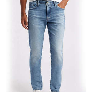 กางเกงยีนส์ผู้ชายเนื้อผ้าสแปนเด็กซ์/ ผ้าฝ้ายมีซิปกันลื่นน้ำหนักเบาระบายอากาศได้ดีคุณภาพระดับพรีเมียมออกแบบได้ตามต้องการ - Product Image 5