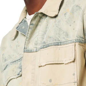 Chaquetas vaqueras de alta calidad para hombre, Chaquetas vaqueras ligeras para hombre, Chaquetas vaqueras de diseño personalizado para hombre - Product Image 3