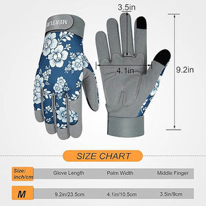 Grano Cabra Cuero Ala Pulgar Jardinería Seguridad Trabajo Conductor Guantes Wome guantes de jardinería guantes de color personalizados en venta al por mayor - Product Image 4