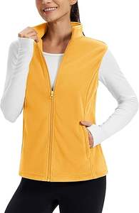 Canvas Sleeveless <b>Jacket</b> Breathable Windproof Waterproof Motorcycle Outdoor Casual Vest <b>Yellow</b> Front Design - Product Image 3