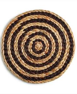 Best Collection 2025 Water Hyacinth Decorative <b>Table</b> Plate Plate Kitchen Decor Handcrafted Convenient <b>Decorations</b> for Home - Product Image 1