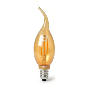 VELA CANDELA LED E14 FIL.4W AMBER REGUL Flameless & LED <b>Candles</b> - Product Image 2