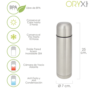 Thermos in Acciaio Inossidabile da 500ml, Antigoccia, per Liquidi - Product Image 1