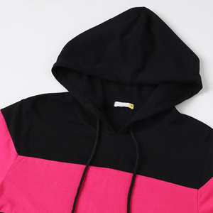 เสื้อสเวตเตอร์ผ้าฝรั่งเศสสำหรับผู้ชายเสื้อฮู้ดไหล่ตกไซส์ทรงโอเวอร์ไซส์ผลิตจากโรงงานโดยตรง - Product Image 6